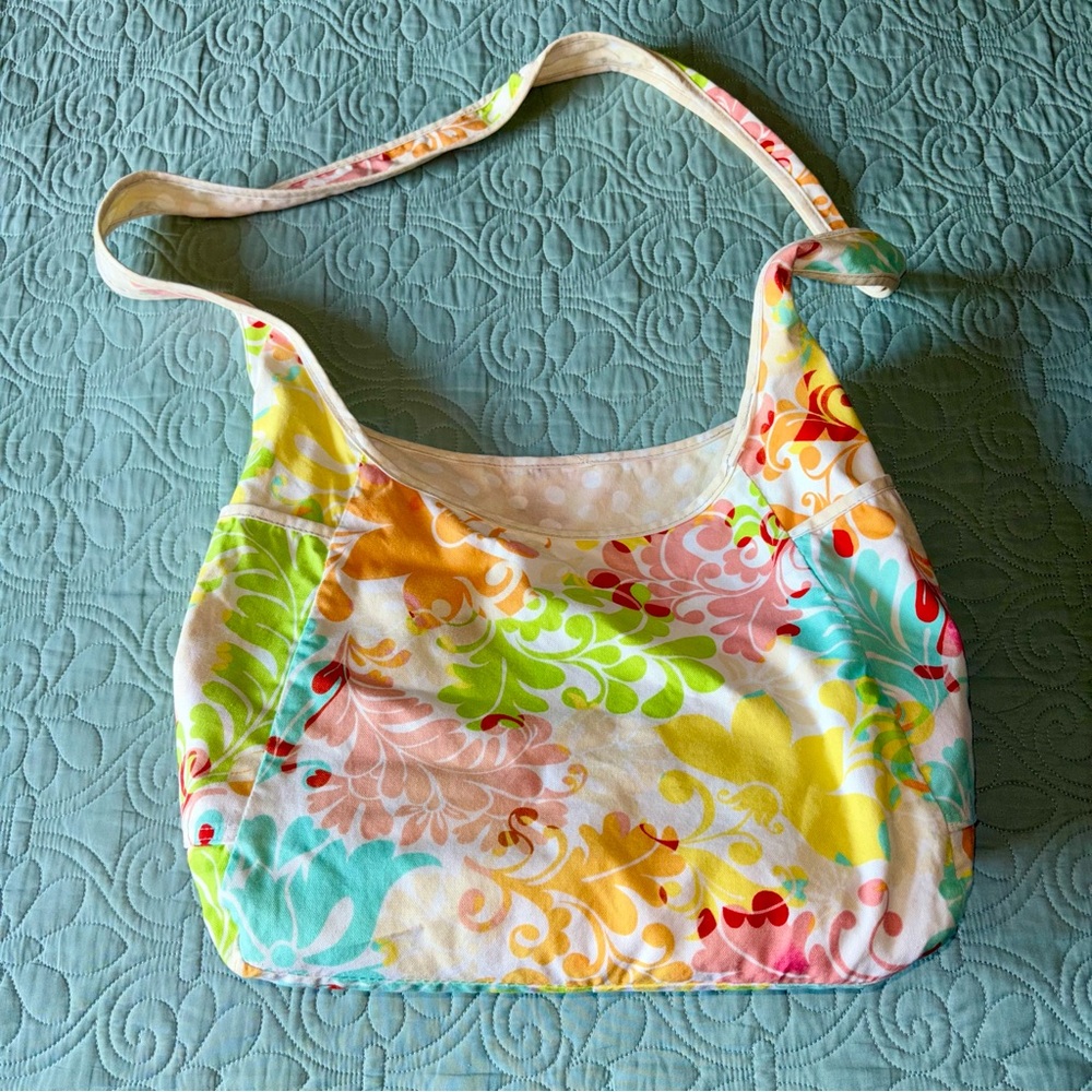 Thirty One Rainbow Floral Bag Set - Picture 7 of 12